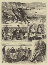 La Pesca dello Sgombro, Schizzi in un Villaggio del Devonshire